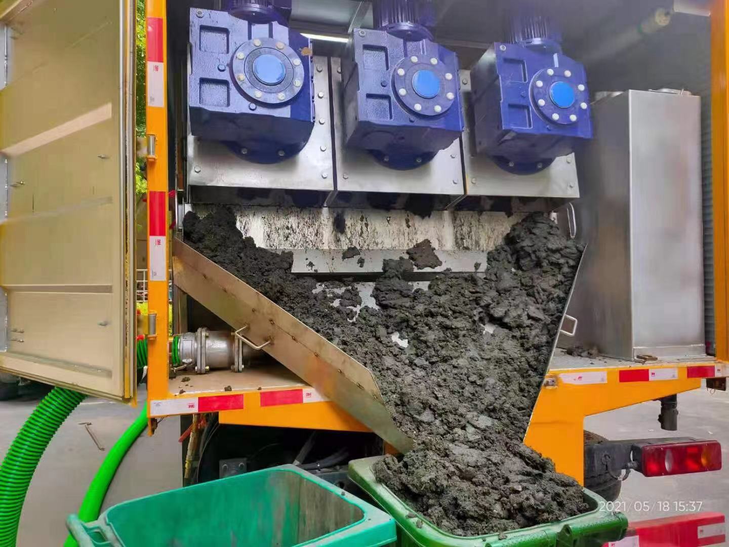 调兵山化粪池清掏城市维护站-泥浆净化干湿分离处理